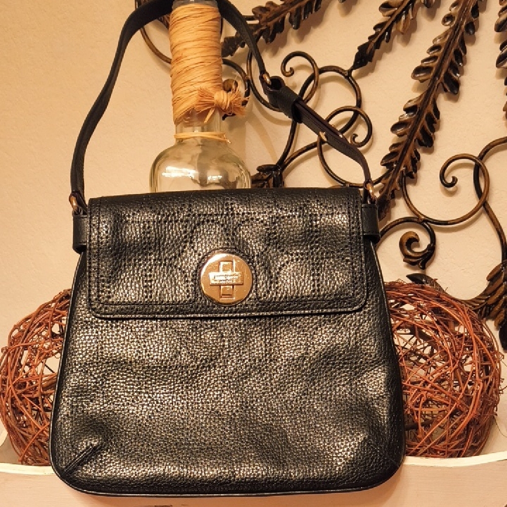 Kate Spade Black Pebbled Shoulder Bag